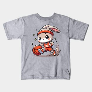 Basketball Bunny Kids T-Shirt